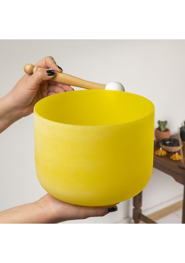 Yelow Kristal Quartz Kase İnide