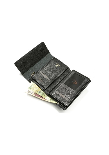 Black Cüzdan & Kartlık Kadın Diğer 2784 Roncato Flother Skın Wallet Siyah