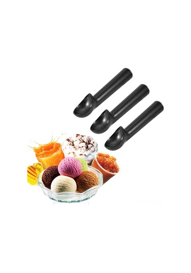 Ximistore9 Alüminyum Çelik Dondurma Kaşığı - Anti Yapışkan Kaplama, Konforlu Kollü, Ev Ve Dükkan Kullanıma Uygun Gümüş