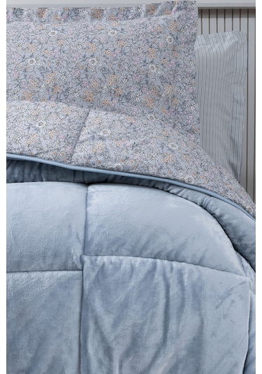 Yataş Bedding Piante Triola Tek Kişilik Set - Mavi