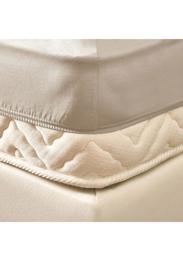 Evidea Soft Basic Tek Kişilik Lastikli Çarşaf - Bej - 100x200 Cm Bej