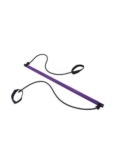 Ganzhoushop Suntek Spor Pilates Çubuğu Fitness Ekipmanı Bölüm Bar 2 Qk Mor Mor