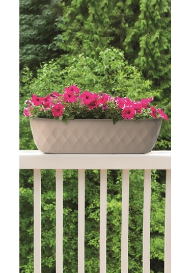 Omnipazar Krs-472 Dekoratif Yakamoz Balkon Saksı 6.5 Litre No 2 Pembe