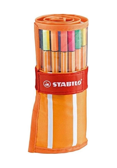 Stabilo Point 88 Fineliner Rollerset 25 + 5 Neon Renk