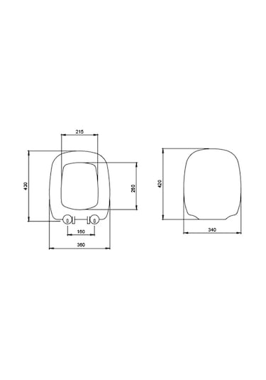 Bocchi Fenice Klozet Kapağı Mat Gri A0327-006 Beyaz