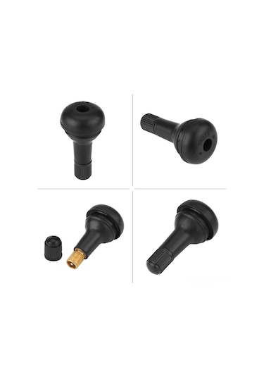 Yaozixa 10 Adet Tr415 Otomobil Lastik Valfi, Dayanıklı Kauçuk, Isı-soba-özon Direnci, Yüksek Sıcaklık Çekirdekli, Kolay Kurulum