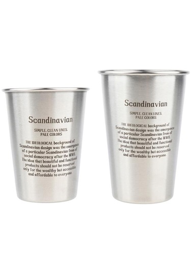 Homyl Bar Bira İçme Gümüş Için Paslanmaz Çelik 350ml Gümüş