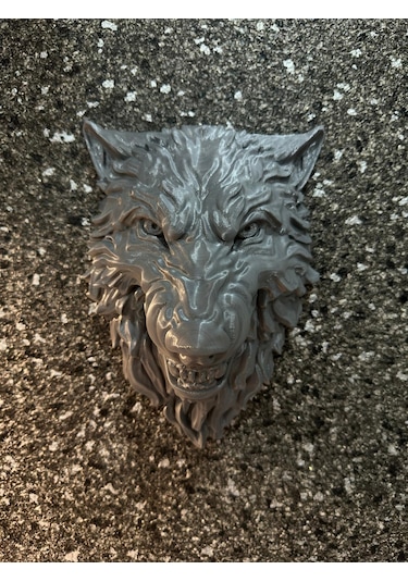 Öfkeli Kurt Duvar Dekorasyonu