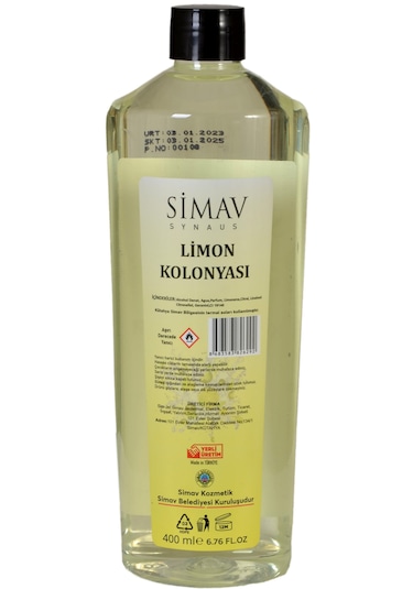 Simav Synaus Termal Sulu Limon Kolonyası Seti 4'lü