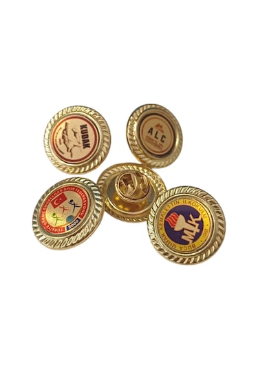 Kişiye Özel Rozet - Logolu Metal Rozet - Kişiye Özel Metal Rozet - Logolu Rozet Renkli