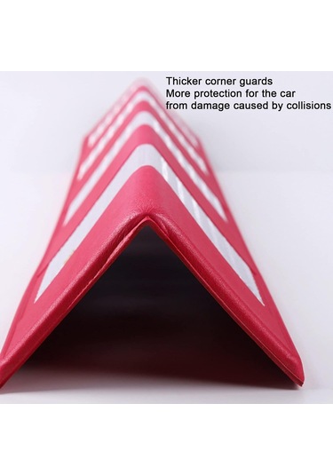 Garaj Duvarı Koruyucu Duvar Köşe Koruma Otoparklar İçin, 0,6 Cm Kalınlığında Sütun, Yansıtıcı 5 Adet