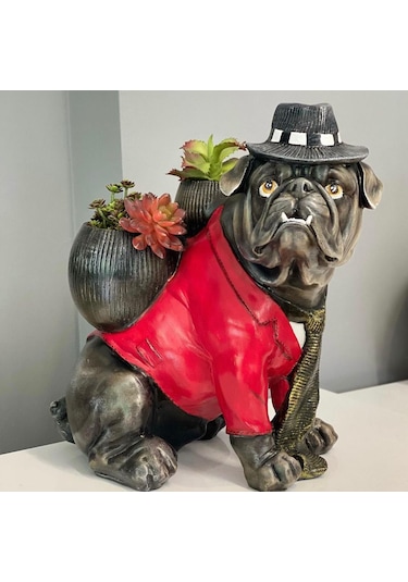 By Ari Şapkalı Bulldog Saksı Bd158-1 Diğer