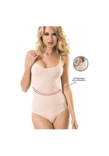 Miss Fit 1916 Bayan Ayar Askılı Dikişsiz Korse Body 001