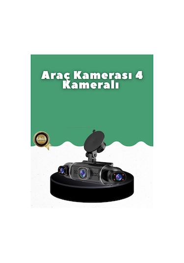 1080p 4 Kanallı Araç Kamerası Gps + Wifi + G Sensör Destekli