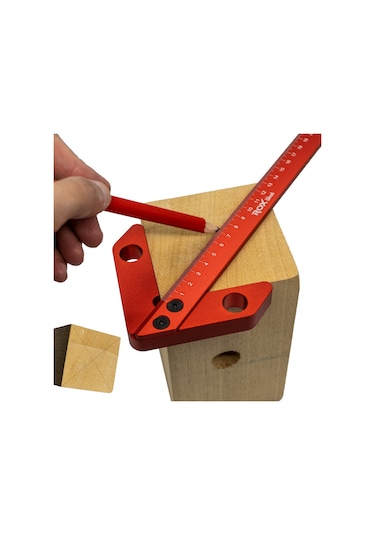 Rox Wood 0128 Alüminyum Merkezleme Aparatı 300 Mm