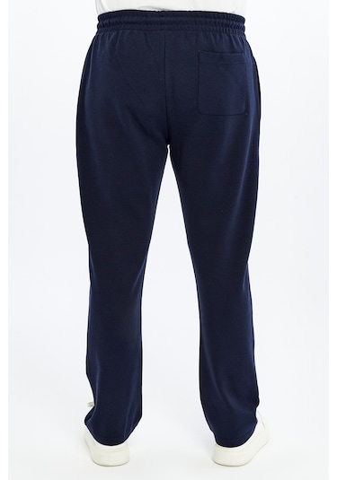Defys Erkek Beli Lastikli Düz Paça Cepli Regular Fit Pantolon Lacivert