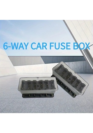 Chuangyinshop 6 Way Fuse Box 6 Yollu Araç Sigorta Kutusu Tutucu