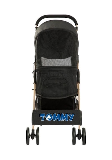 Tommy Evcil Hayvan Arabası 67x47x98 Cm Siyah Max 15 Kg