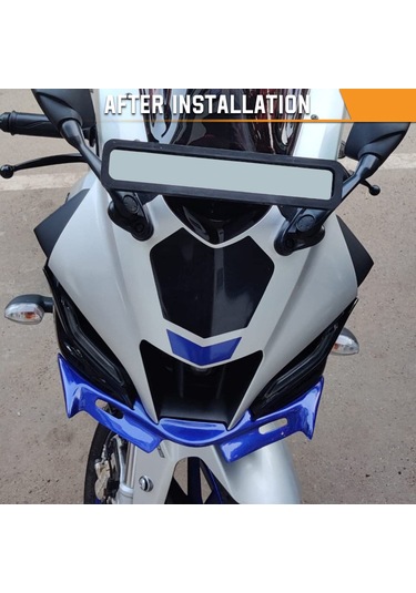 Jeehugo Yamaha Yzf R15 V4.0 2022+ İçin Abs Motor Süpürgesi Kanatçık Seti - Mat Siyah 400x170mm