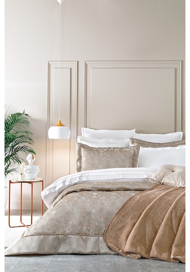 Puffy Clarisa Çeyiz Seti - Vizon