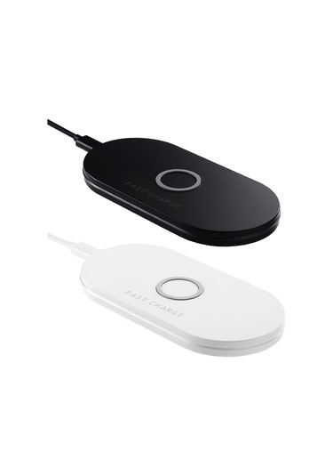 Honmex 5w/10w Hızlı Kablosuz Şarj Aleti, Qi Protokolü, Aşırı Akım Ve Voltaj Koruması, Siyah, Cep Telefonları İçin