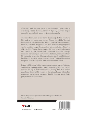 Doktor Faustus - Thomas Mann - Can Yayınları