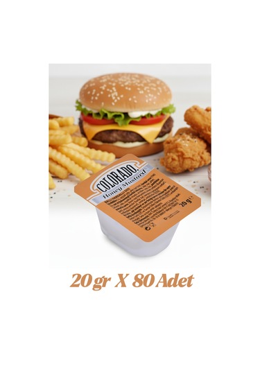 Colorado Ballı Hardallı Sos Küvet 20 Gr 80 Adet