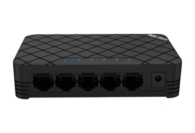 Ruijie - Reyee Rg-es05 5 Portlu, 10/100 Fast Ethernet, Tak Çalıştır Switch, Plastik Kasa-37385