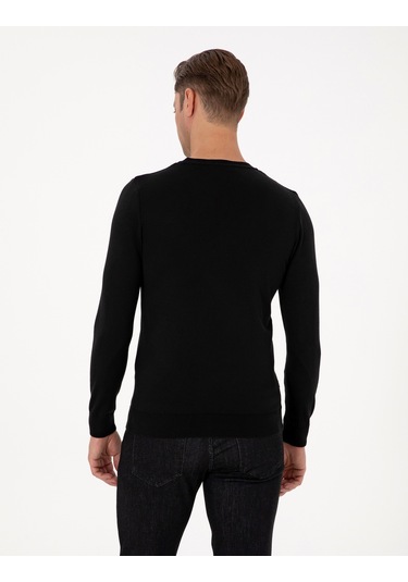 Pierre Cardin Erkek Siyah Kazak /triko 50315737-vr046 Siyah