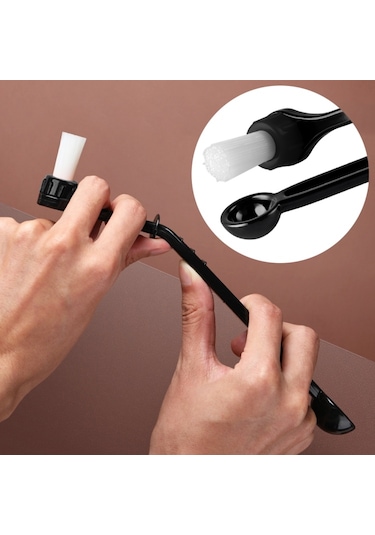 Kahve Makinesi Temizleme Set Kahve Öğütücü Fırçası, Boyut:3'ü 1 Arada C Tipi Diğer