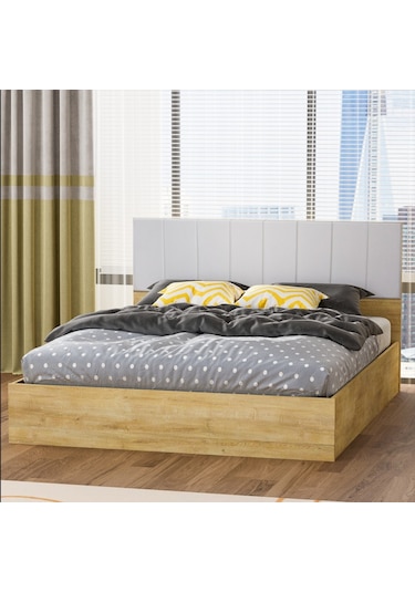 Garaj Home Doğa Çift Kişilik 160x200 Karyola - Meşe Diğer