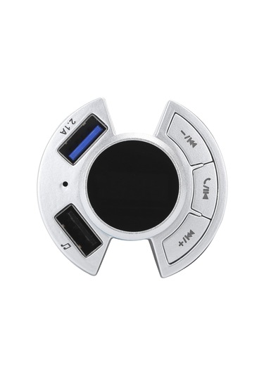 Geeroyoo Araç Bluetooth 5.0 Çalar Fm Transmitter - 128gb Usb/tf Destekli, 2.1a Şarj, Dijital Ekran, Çağrı Bildirimi