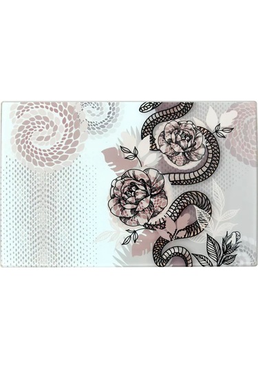 Mul' Tıdom Cam Kesim Tahtası Sıcak Yiyecekler İçin Zmeyka Stand 264131004 Kahverengi