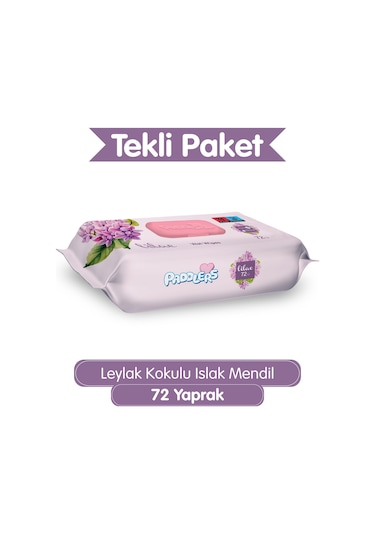 Paddlers Leylak Kokulu Islak Mendil 72 Yaprak
