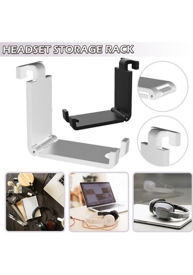 Kulaklık Tutucu Siyah Siyah