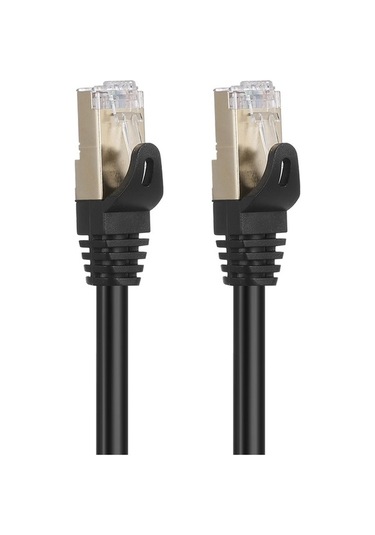 Fortunelane Kat8 Koruma Rj45 Ağ Kablosu, Kristal Bakır Tel, 40gbps Hızlı Transfer, 2000mhz Bant Genişliği, 10 Metre