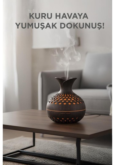 Hava Nemlendiricisi Led Işıklı Flower Ultrasonik 300 Ml H15