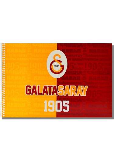 Galatasaray 17x24 15 Yaprak Karton Kapak Spiralli Resim Defteri 463637