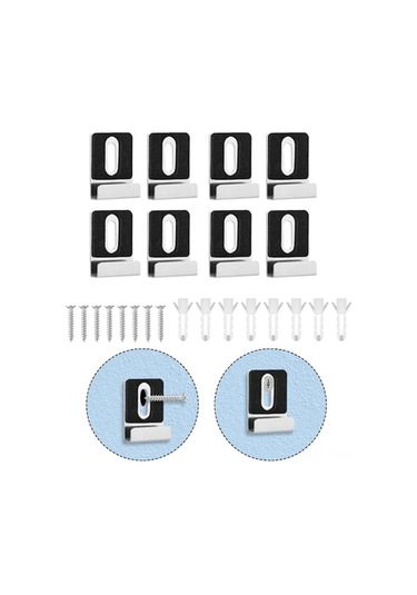 Carrier- Dayanıklı, "8 Parçalı Profesyonel Ayna Montaj Seti -