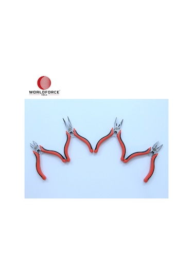 Worldforce 11424 4 Parça 125 mm Elektronikçi Pense Seti S2 Çelik
Profesyonel Alet