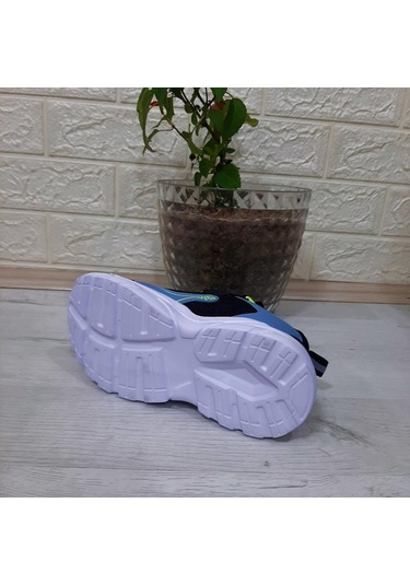 M.p. One 3222 Siyah Cırtlı Hafif Erkek Çocuk Spor Ayakkabı 001