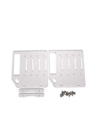 Akrilik Disk Rafı - 4/6/8/10 Konumlu, Özelleştirilebilir, Hızlı Kurulum, Soğutma Ve Sabitlik Artırıcı, Şeffaf Malzeme