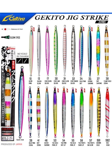 Cultiva 31985 Gekıto Jıg Strıke 14cm 65 Gr