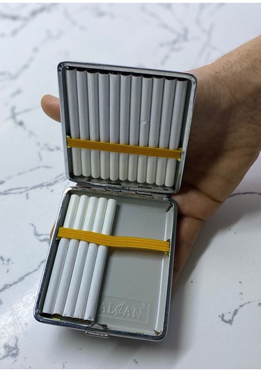 Metal Deri Sigara Tabakası, Sigara Kutusu N11.1336