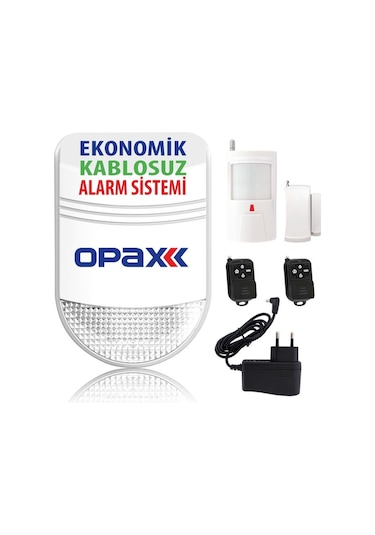 Opax Bgr-06 Ekonomik Kablosuz Alarm Sistemi (Ev Ve Ofislere İçin)
