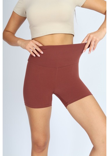 Soft&Basic 2li Kadın Bıker Kısa Spor Tayt Çok Renkli