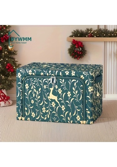 Gateesat 3'lü Dywmm Katlanır Depolama Kutuları 6.34gal Yeşil Çelik Çerçeveli Yeşil