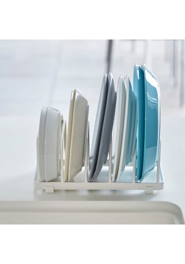 Cbtx Mutfak Tezgah Üstü Dolap İçi Tabaklık Bulaşık Depolama Beyaz