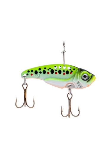 Vibrasyon Yem - Lrf/spin Jig - Fishack Vibrax - 7g 40mm - Fire Gill - Uv Boyalı