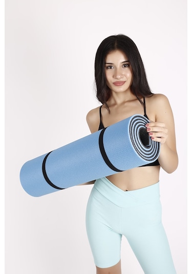 MAVİ 10mm pilates minderi & yoga matı